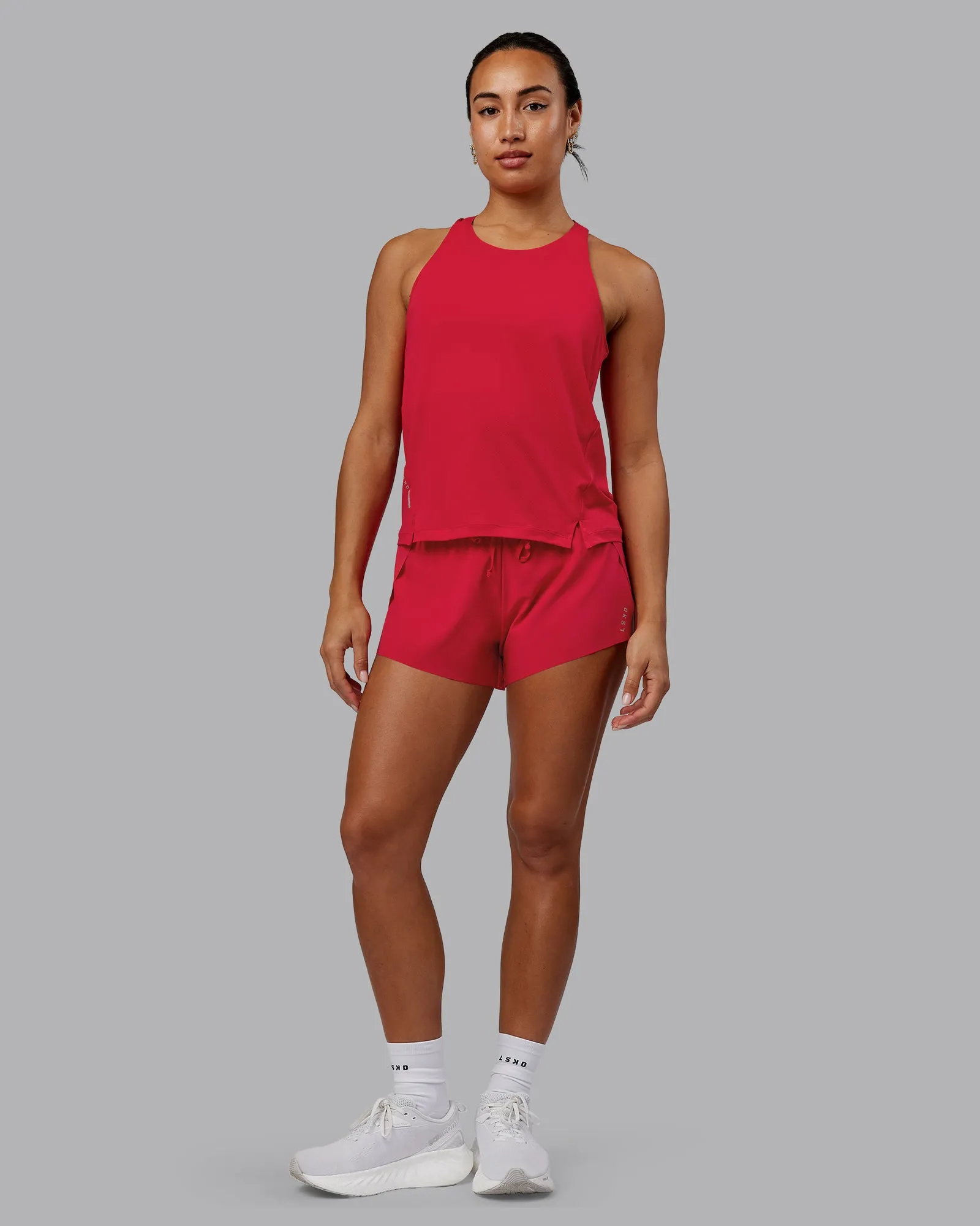Pace Running Tank - Scarlet