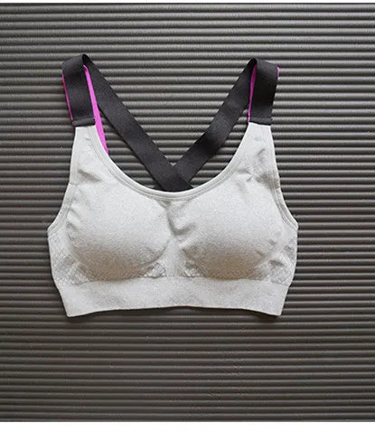 Padded Pastels Compression Sports Bra