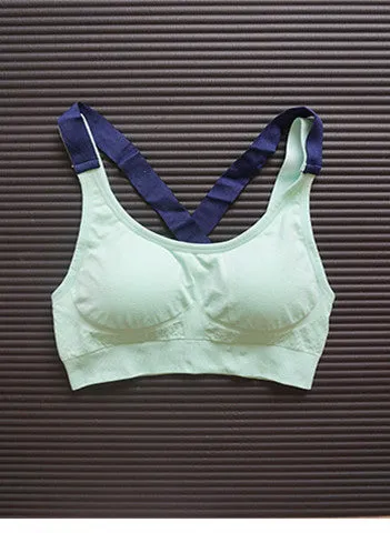 Padded Pastels Compression Sports Bra