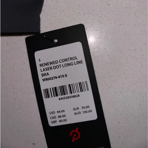 Peloton Renewed Control Laser Dot Longline Bra