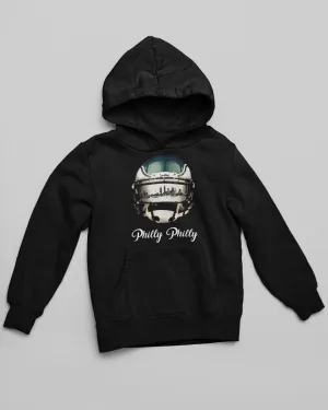 Philly Philly Philadelphia Skyline Eagles Helmet Hoodie