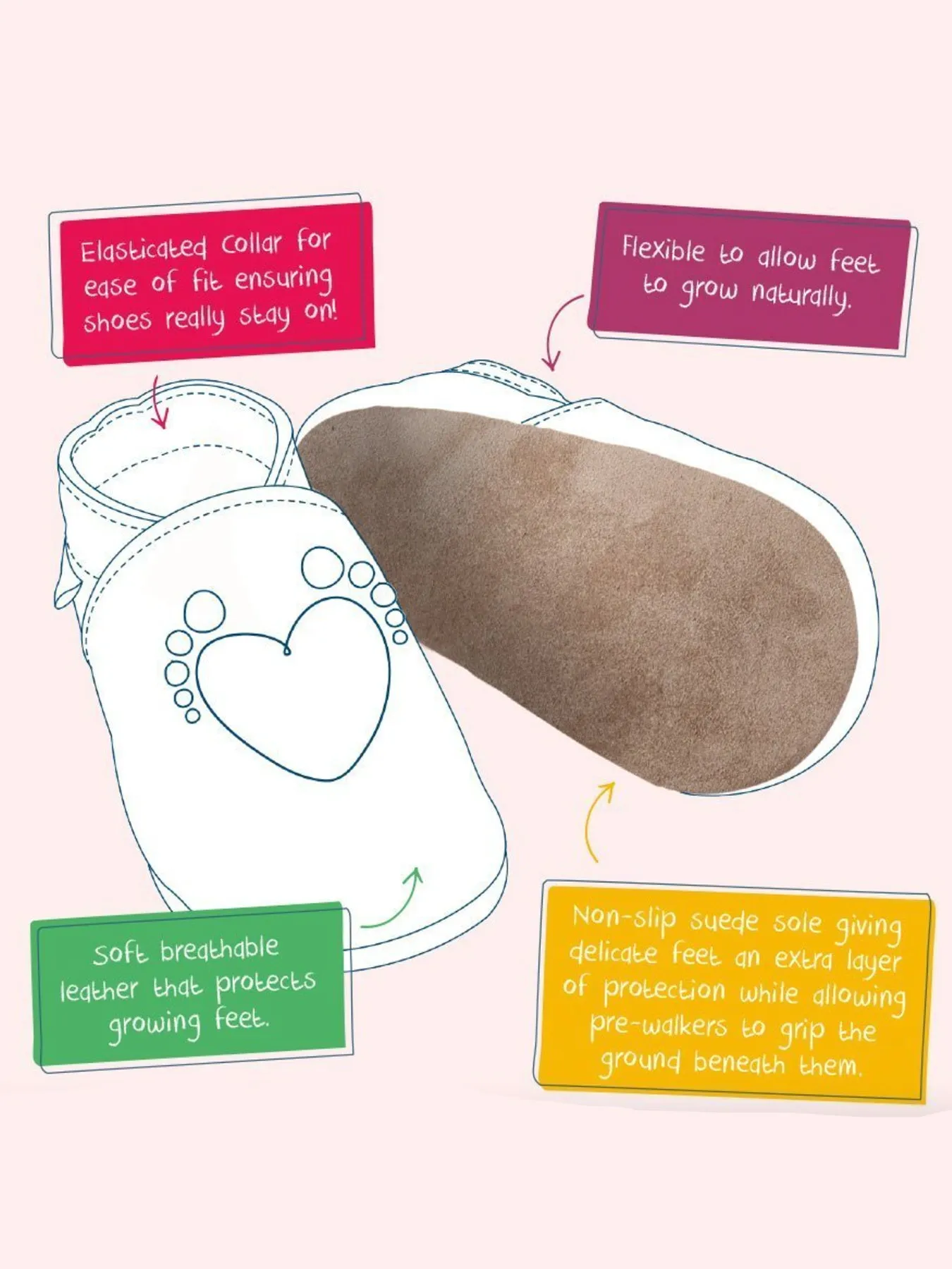 Pink Cupcake Soft Shoes
