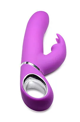Power Bunnies Twirly Silicone Spinning Rabbit - Vibrator - Purple