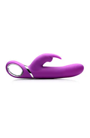 Power Bunnies Twirly Silicone Spinning Rabbit - Vibrator - Purple
