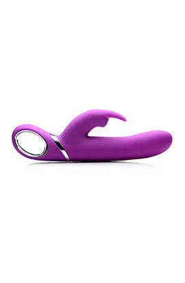 Power Bunnies Twirly Silicone Spinning Rabbit - Vibrator - Purple