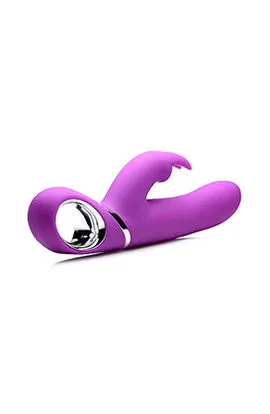 Power Bunnies Twirly Silicone Spinning Rabbit - Vibrator - Purple