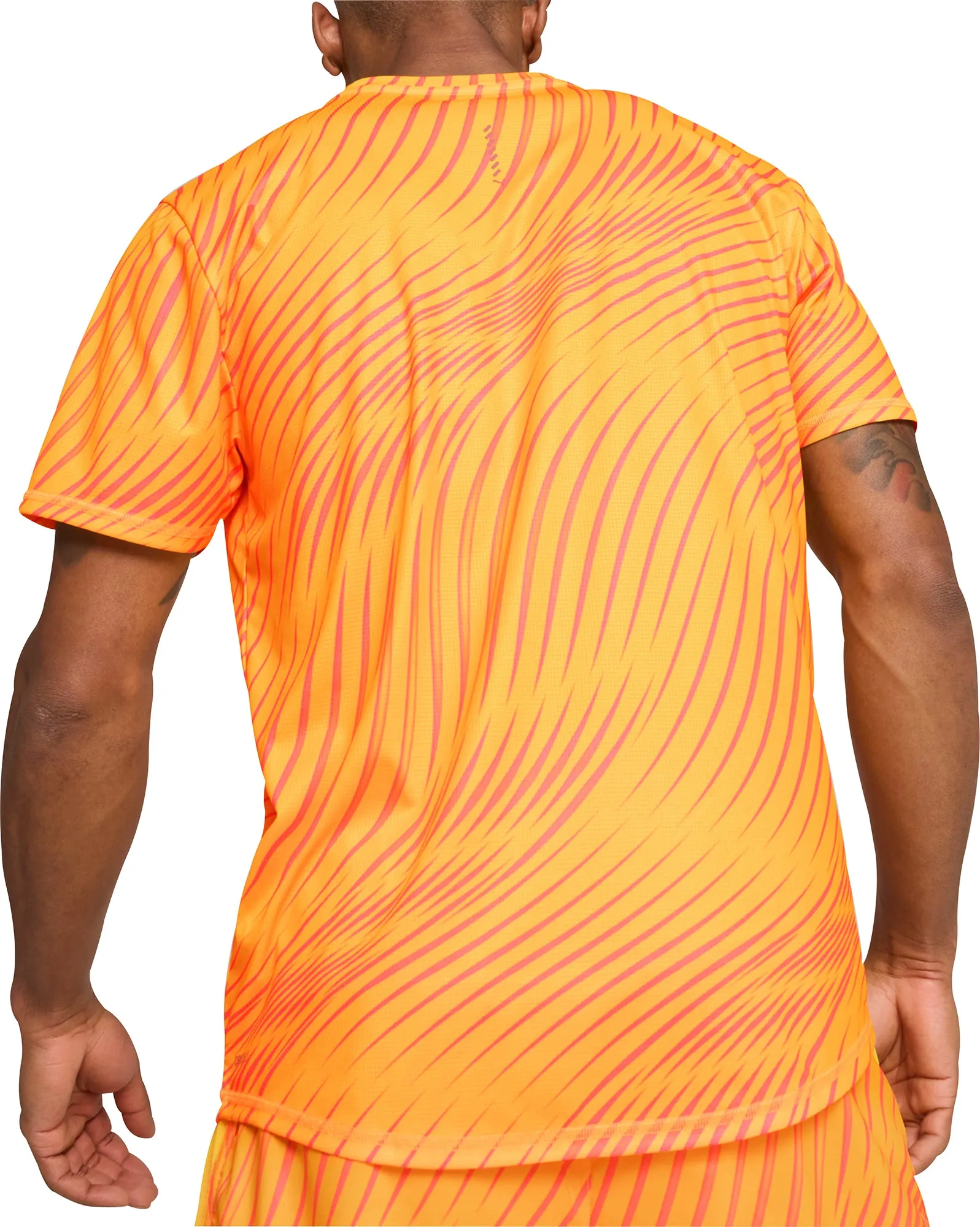 Puma Favourite Short Sleeve Mens Running Top - Orange