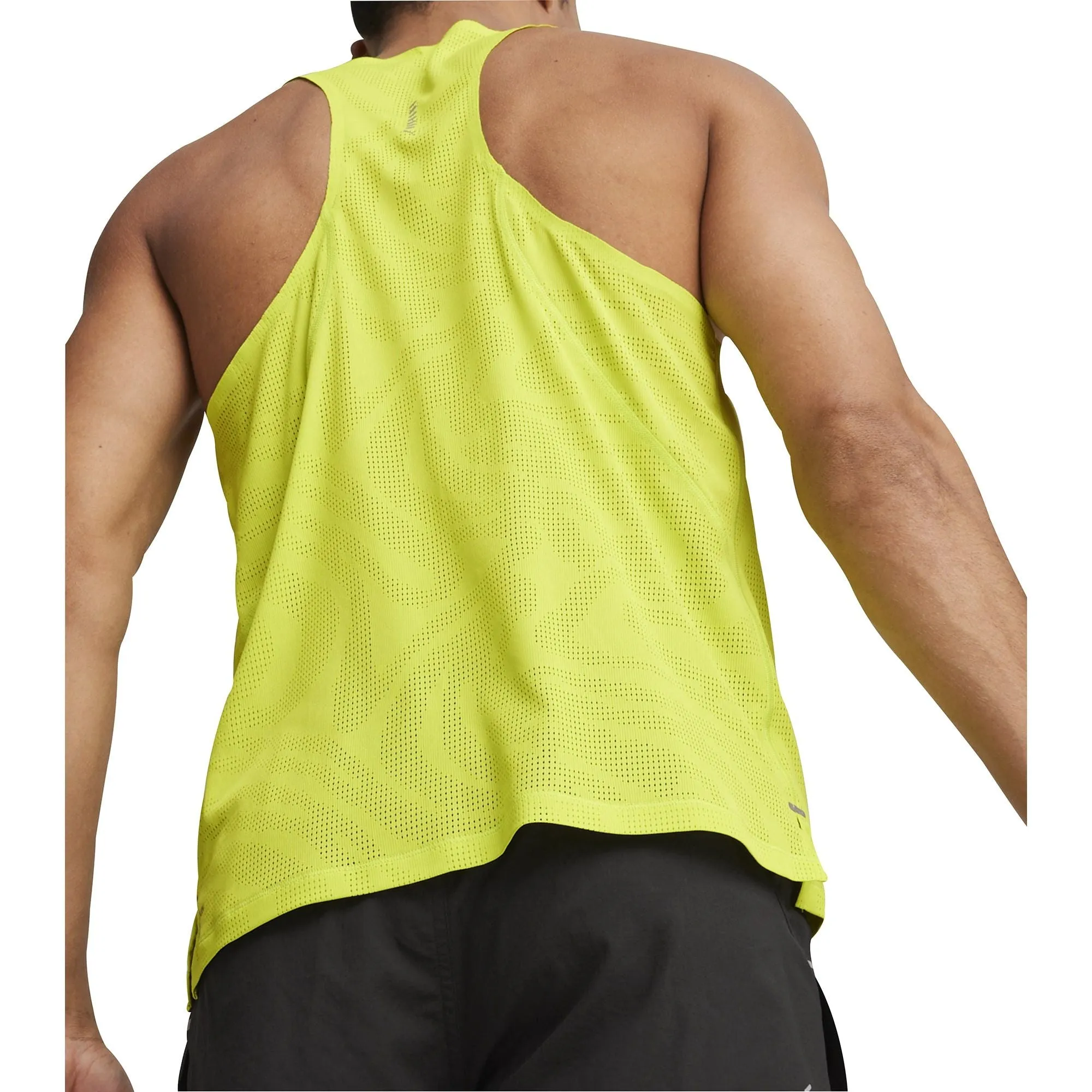 Puma Run Ultraspun Mens Running Vest - Green
