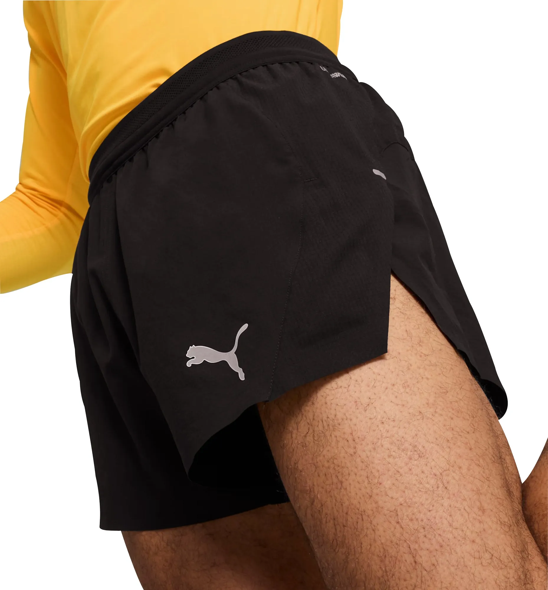 Puma Run Ultraweave Velocity 3 Inch Mens Running Shorts - Black