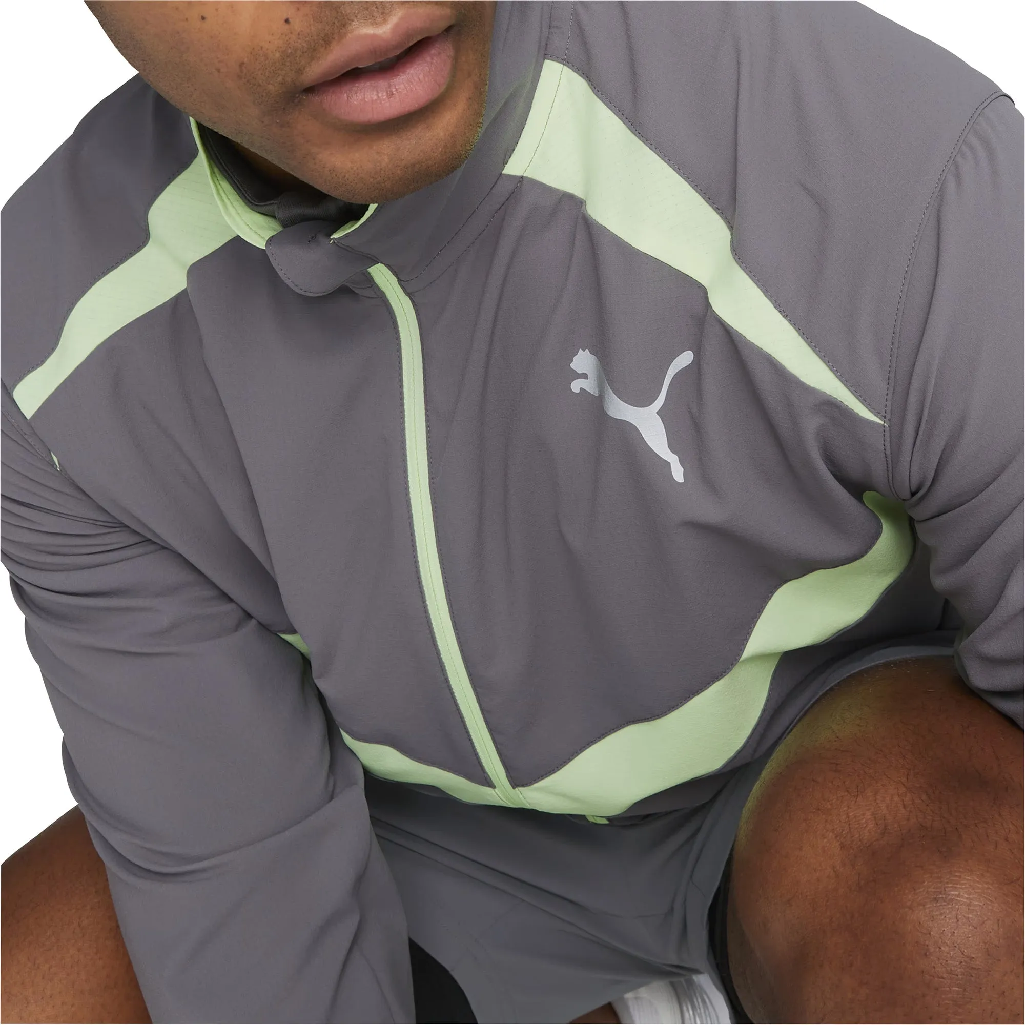 Puma Ultraweave Mens Running Jacket - Grey