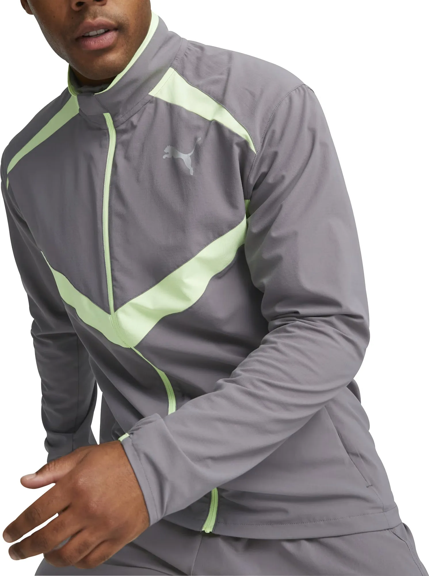 Puma Ultraweave Mens Running Jacket - Grey