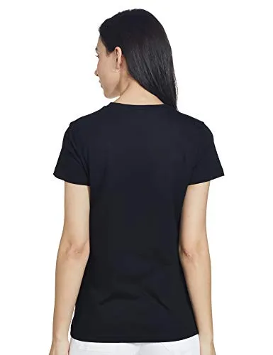 PUMA Women's Graphic Regular T-Shirt (84762501 Black XS)