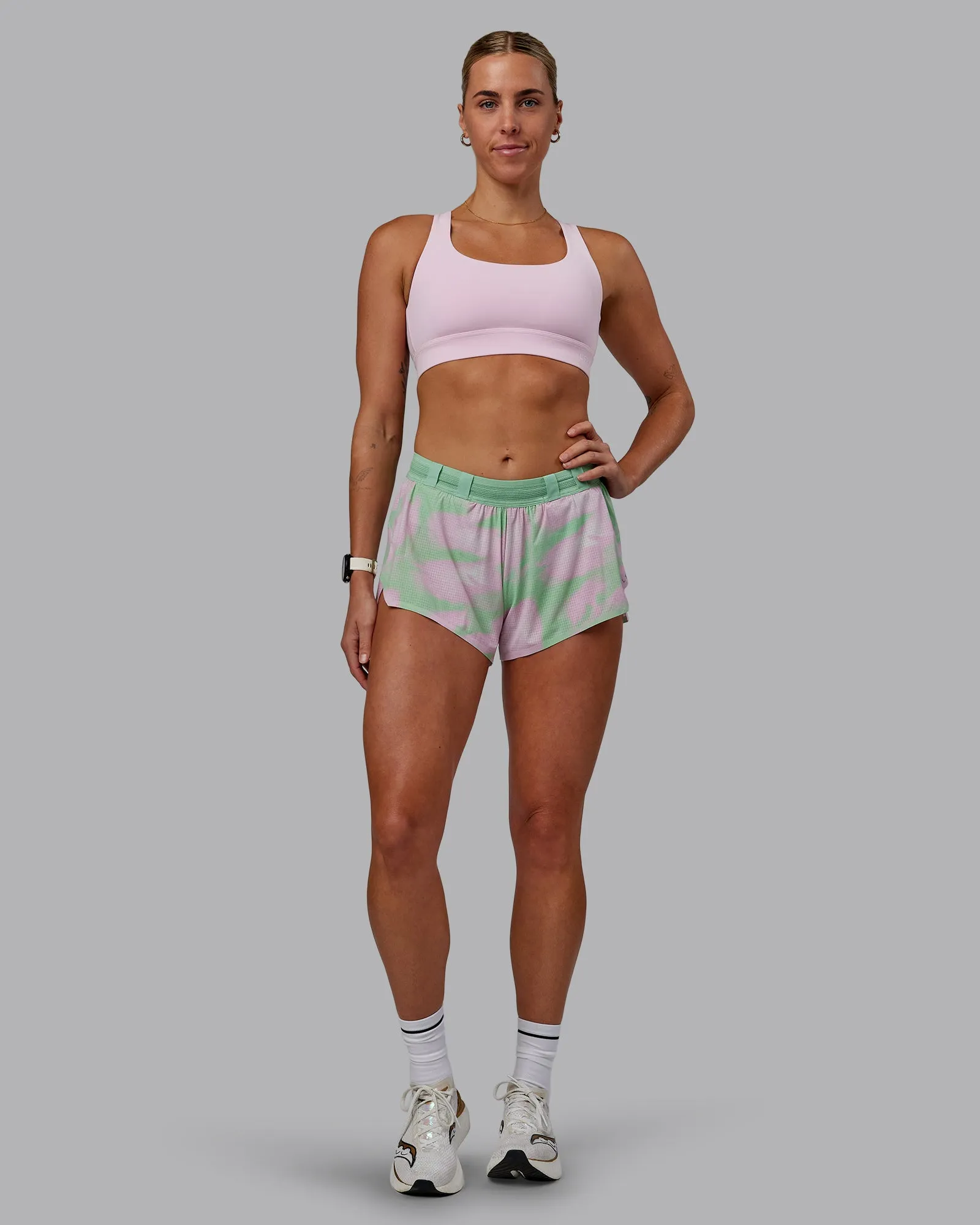 Race Day 3" Running Shorts - Mystic Print