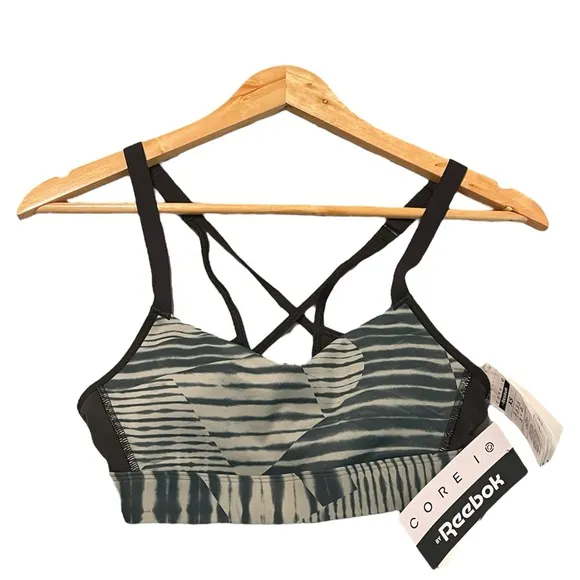 Reebok XS Lux Strappy COREI Sports Bra Training