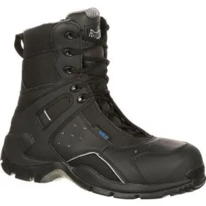Rocky 1st Med Carbon Fiber Toe Puncture Resistant SideZip Waterproof Duty Boot