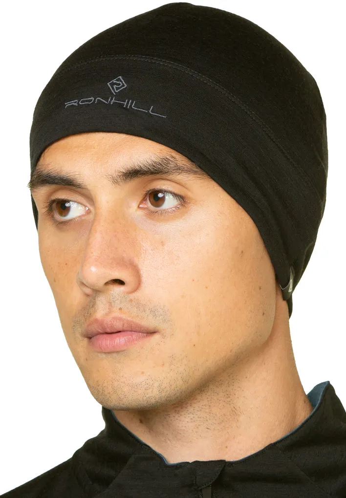 Ronhill Merino Running Beanie - Black