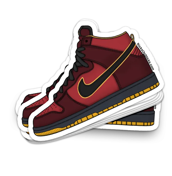 SB Dunk High "Ironman" Sneaker Sticker