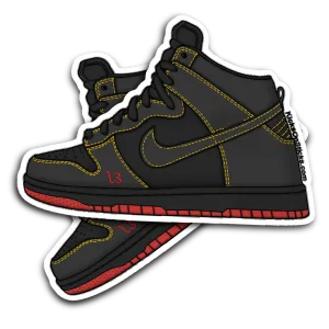 SB Dunk High "Unlucky" Sneaker Sticker