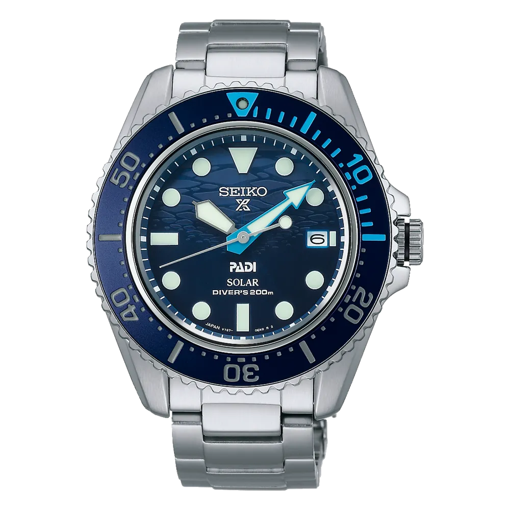 Seiko PROSPEX DIVER SCUBA PADI SPECIAL EDITION SOLAR men's watch 2023.7 SBDJ057