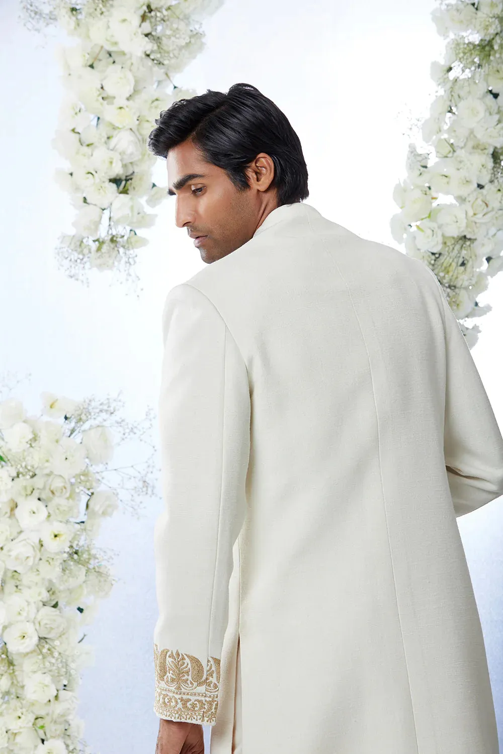 SG Ivory Sherwani Set