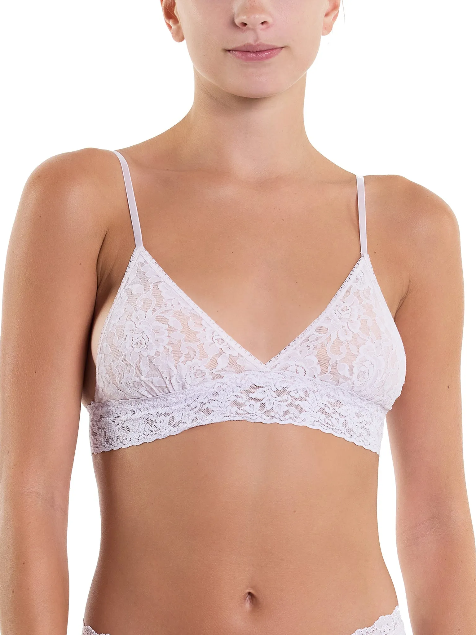 Signature Lace® Padded Triangle Bralette Lovely Lilac