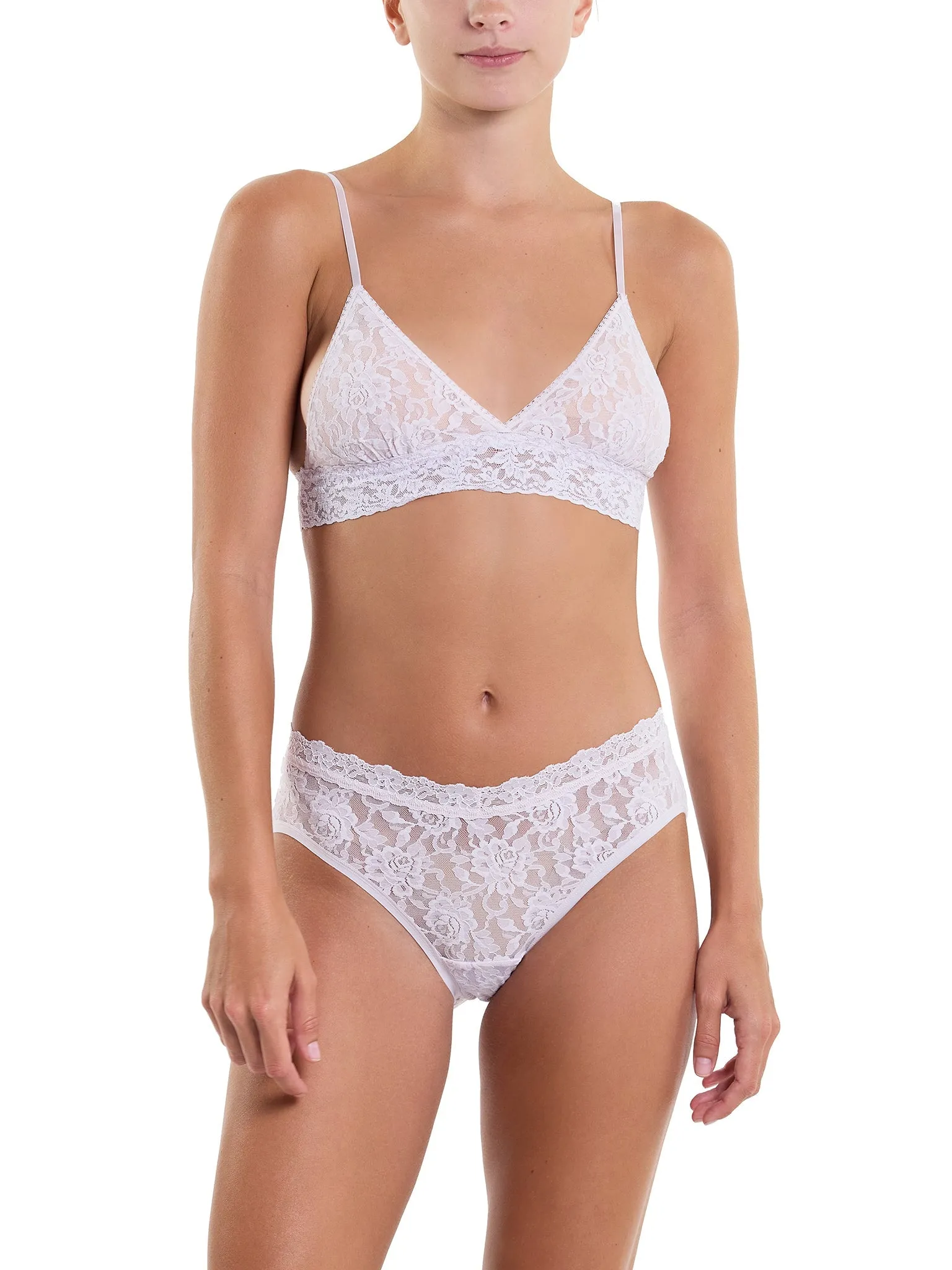 Signature Lace® Padded Triangle Bralette Lovely Lilac