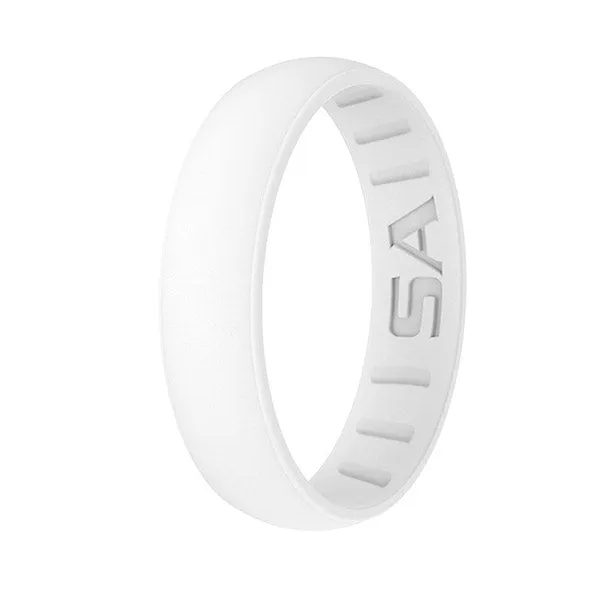 Silicone Ring | Pearl | White