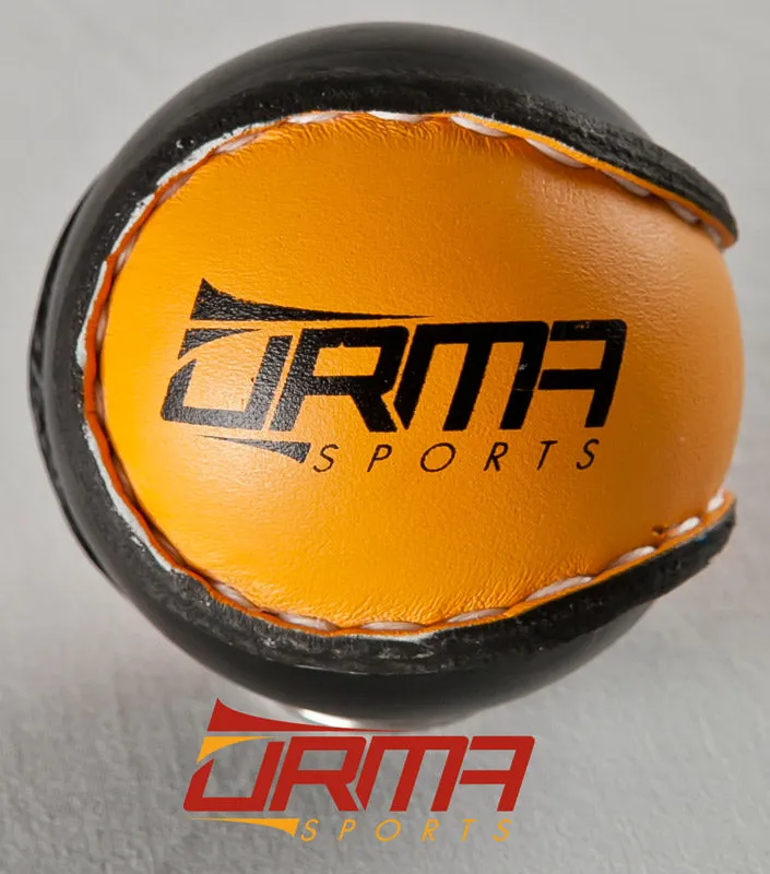 Size 4 Sliotar - Black and Amber