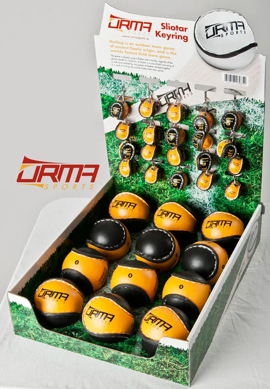 Size 4 Sliotar - Black and Amber