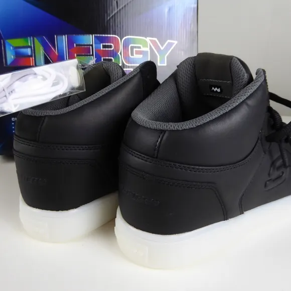 Skechers Energy Lights S Light Up Leather Sneakers