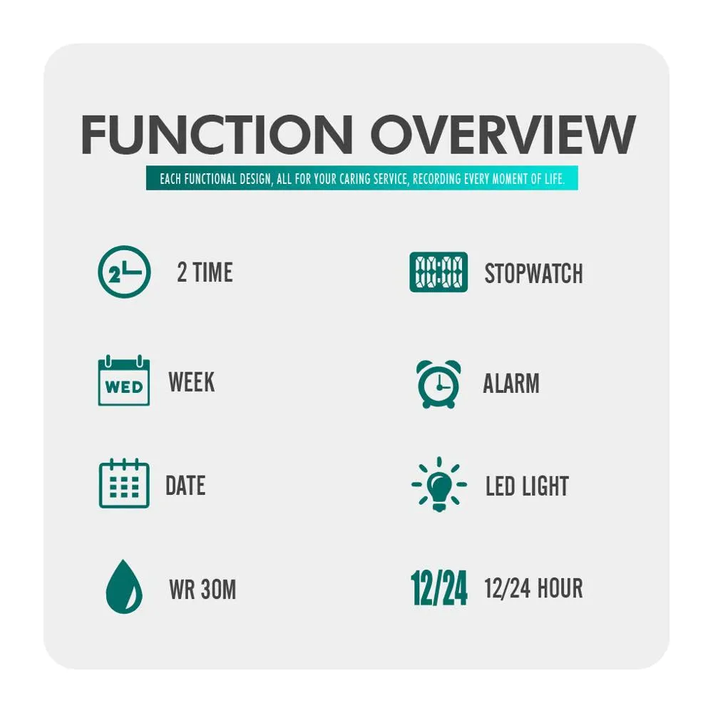 SKMEI Dual Time Digital LED Stylish Watch | SKMEI 62