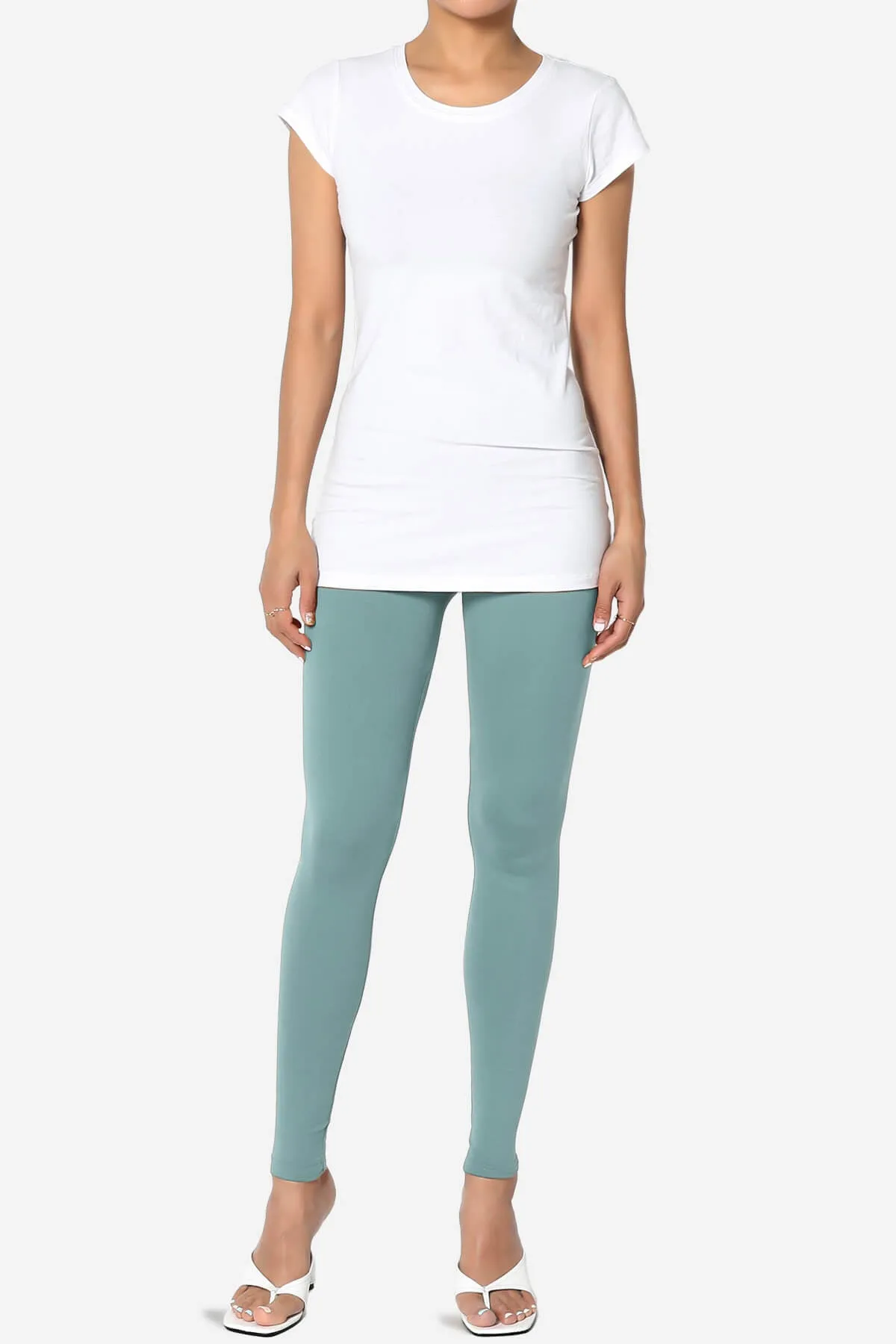 Slimmer Buttery Soft Microfiber Ankle Leggings