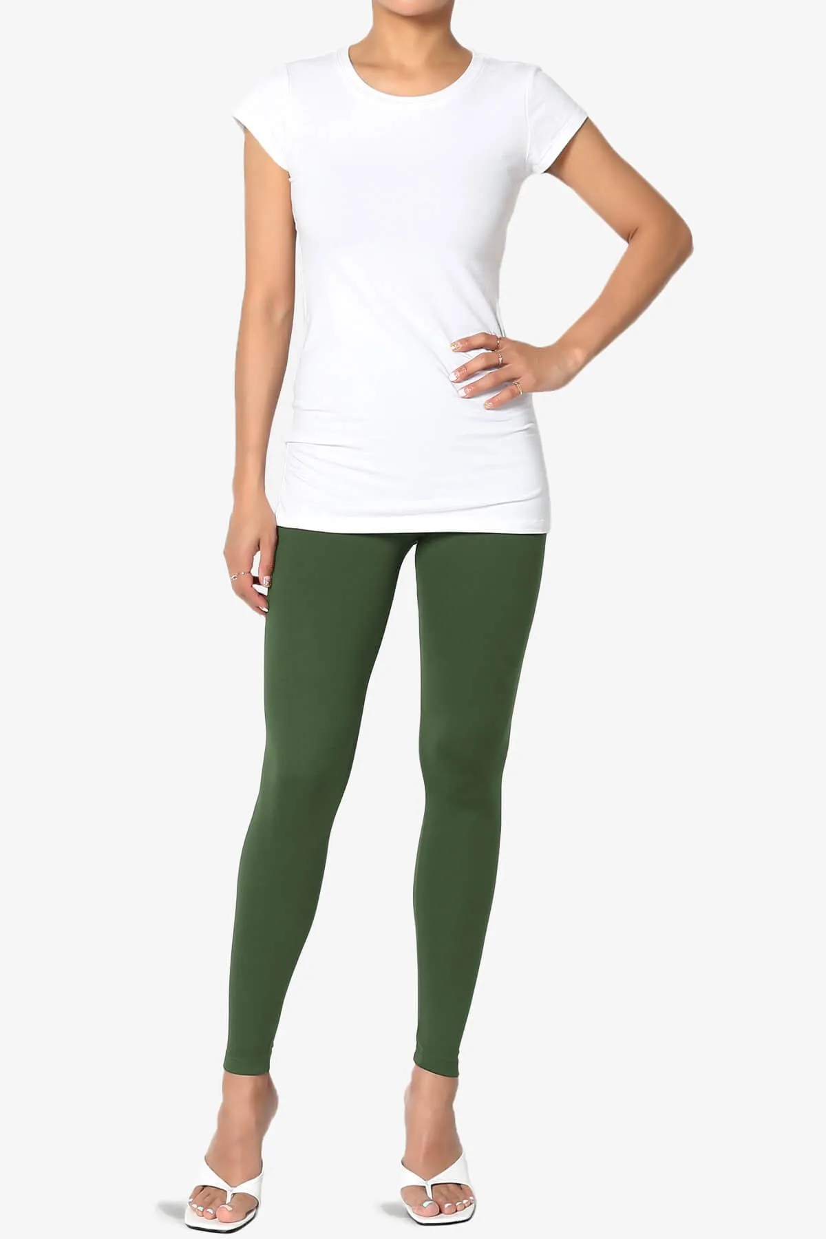 Slimmer Buttery Soft Microfiber Ankle Leggings