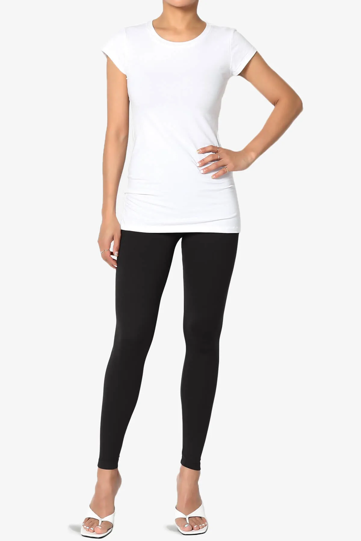 Slimmer Buttery Soft Microfiber Ankle Leggings