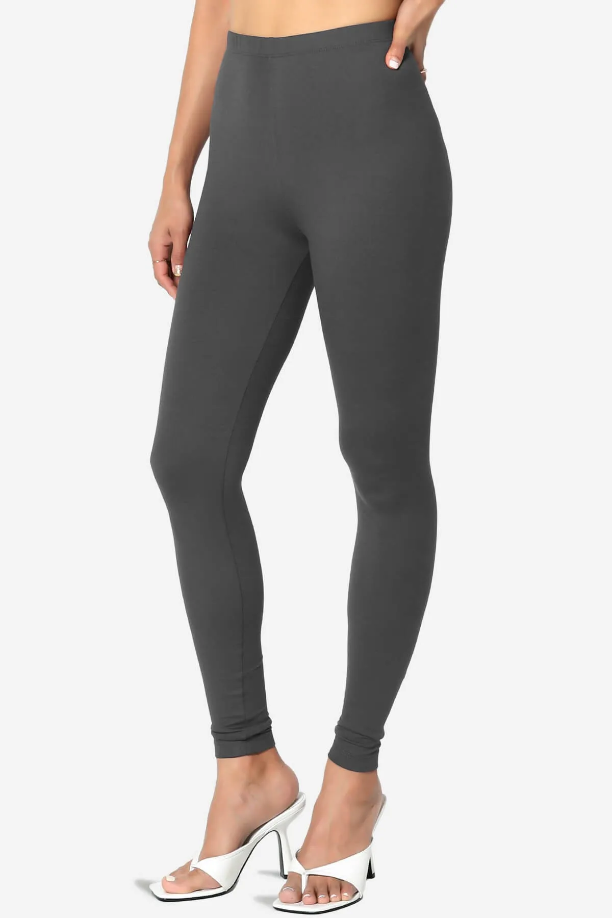 Slimmer Buttery Soft Microfiber Ankle Leggings