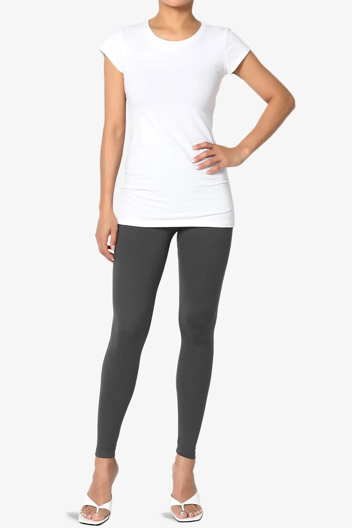 Slimmer Buttery Soft Microfiber Ankle Leggings