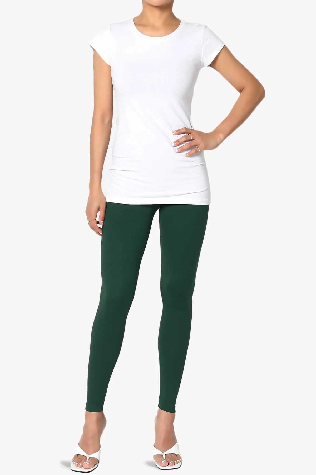 Slimmer Buttery Soft Microfiber Ankle Leggings