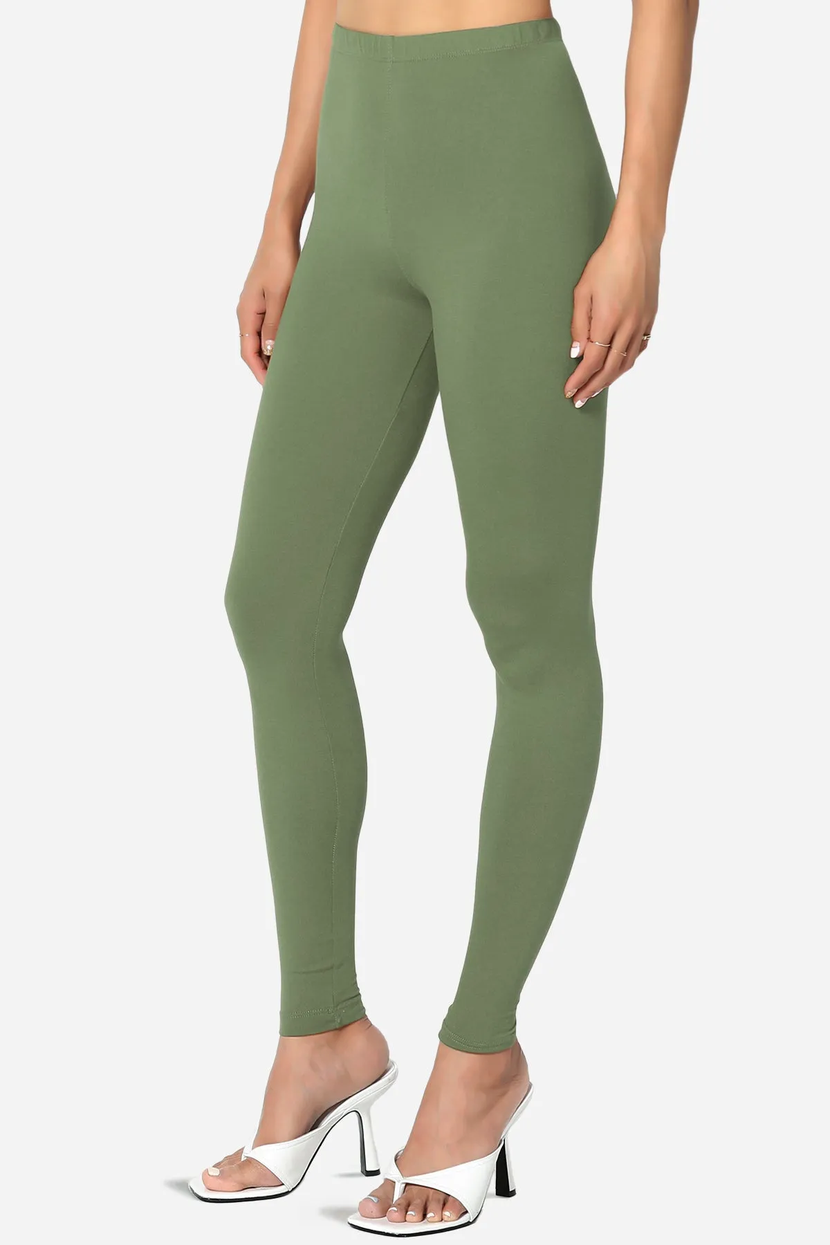 Slimmer Buttery Soft Microfiber Ankle Leggings