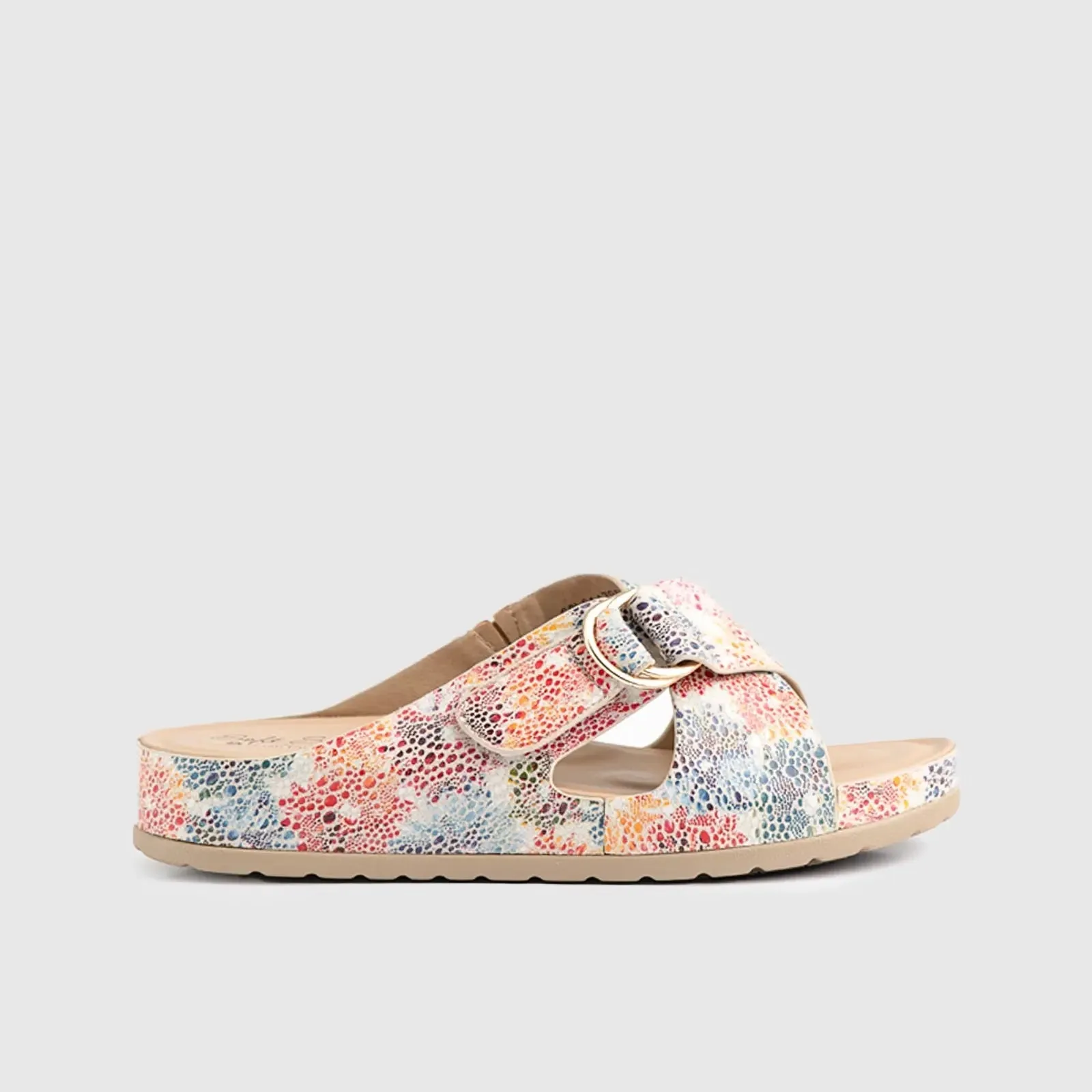 Soft Style Tanika Push In Sandal Multi 01479
