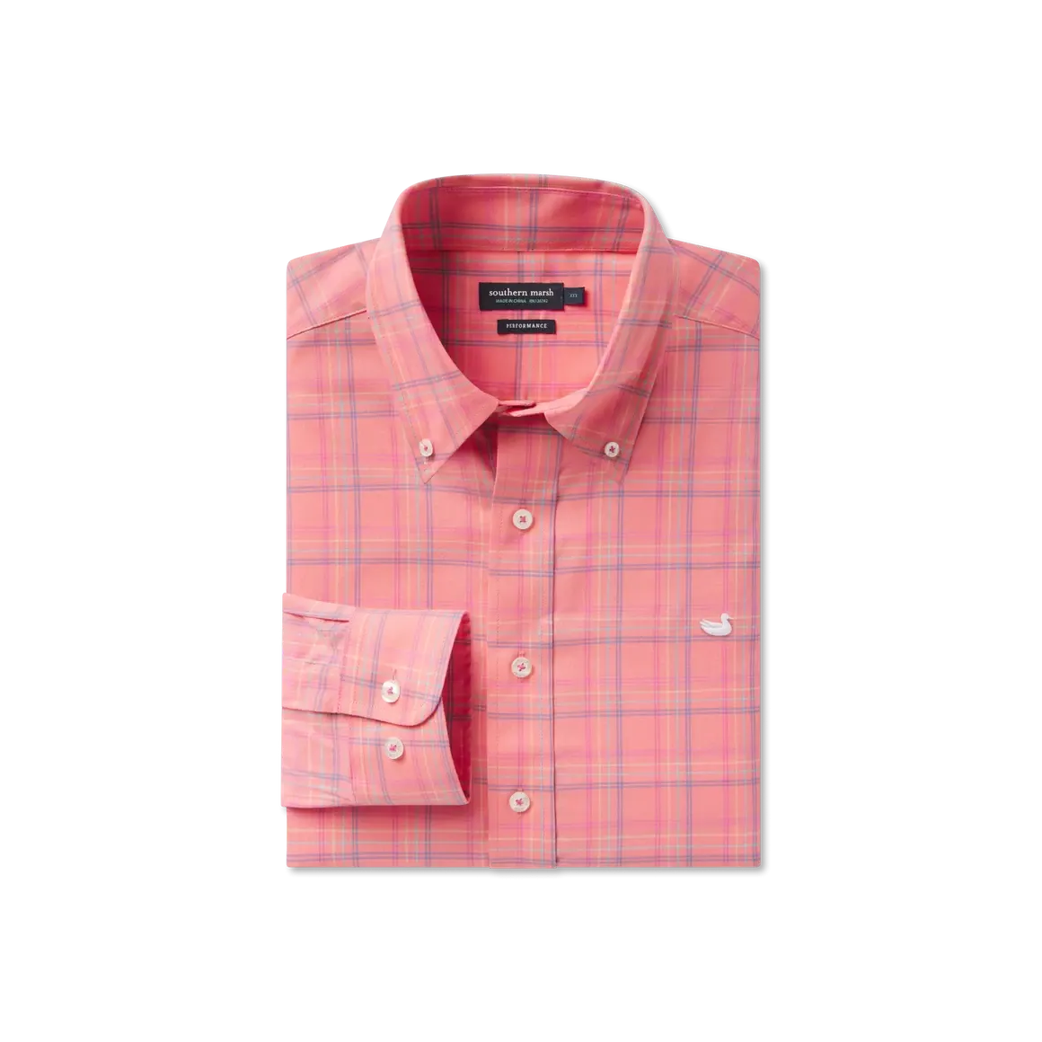 Southern Marsh Chatham Lines Performance Dress Shirt