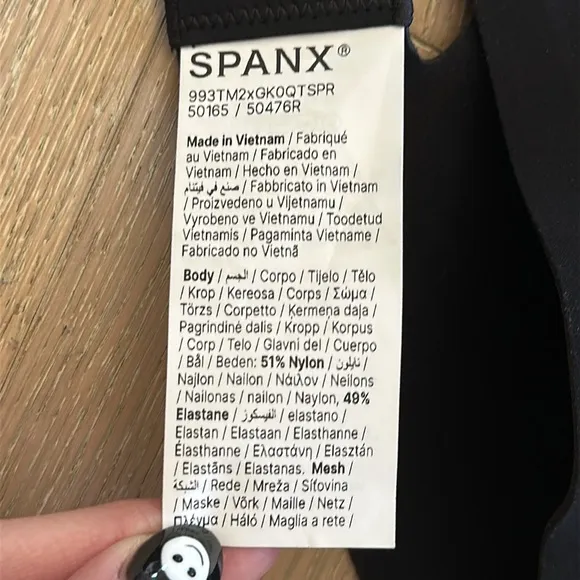 SPANX FlexFeel High Impact Black Sports Bra