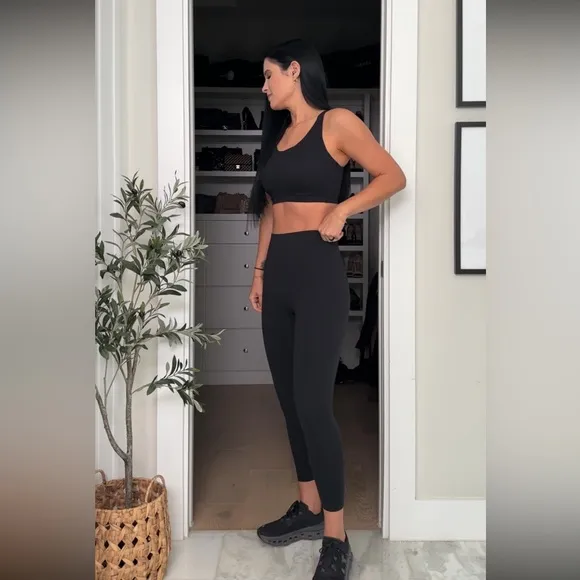 SPANX FlexFeel High Impact Black Sports Bra