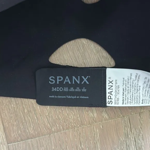 SPANX FlexFeel High Impact Black Sports Bra