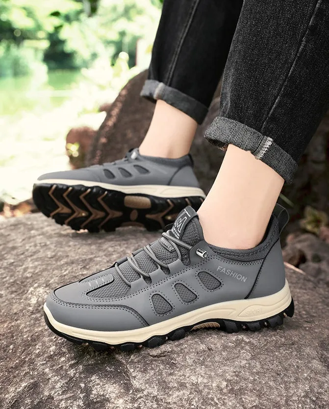 Sporty Men's Sneakers Featuring Non-Slip Herringbone Outsole and Excellent Traction