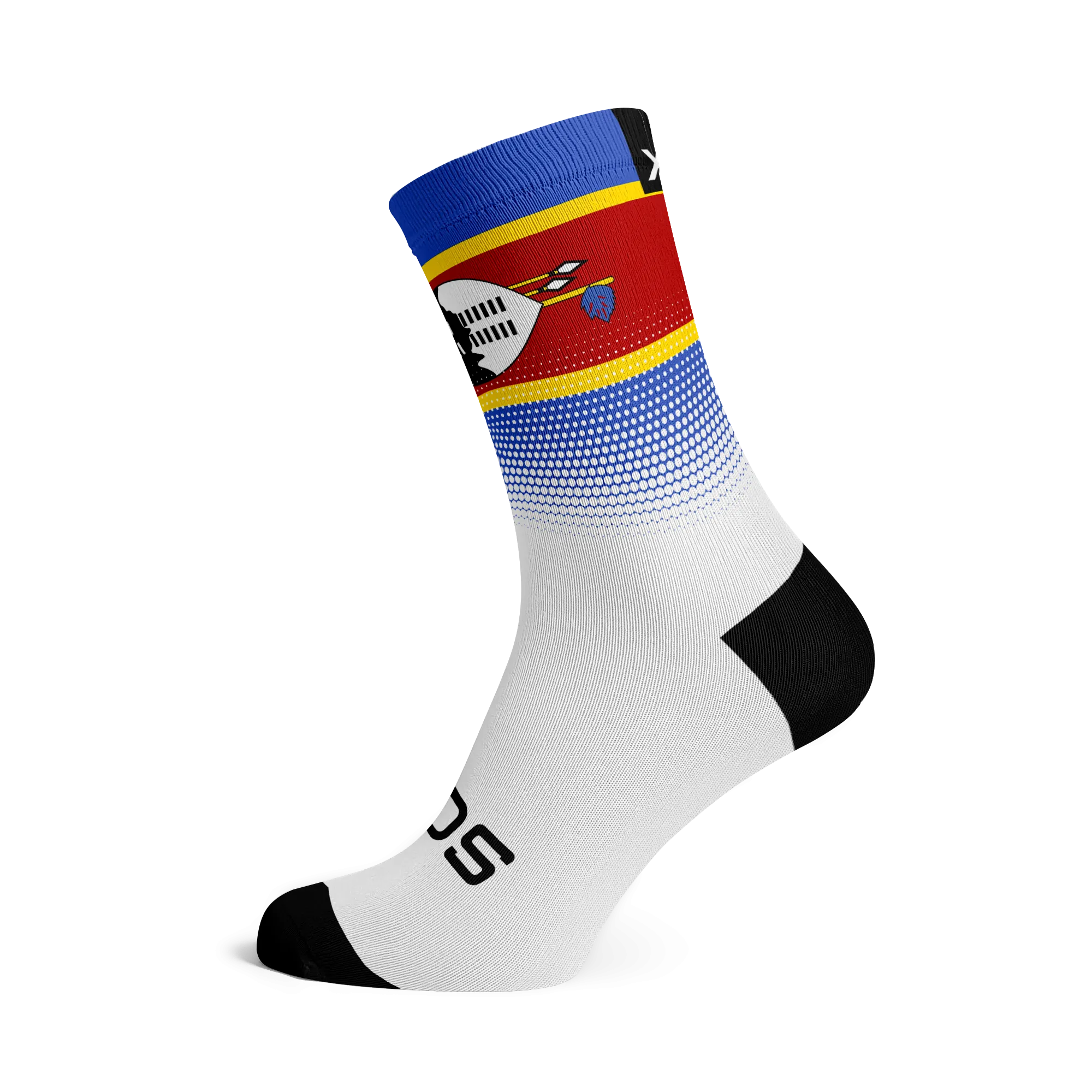 Swaziland Flag Socks