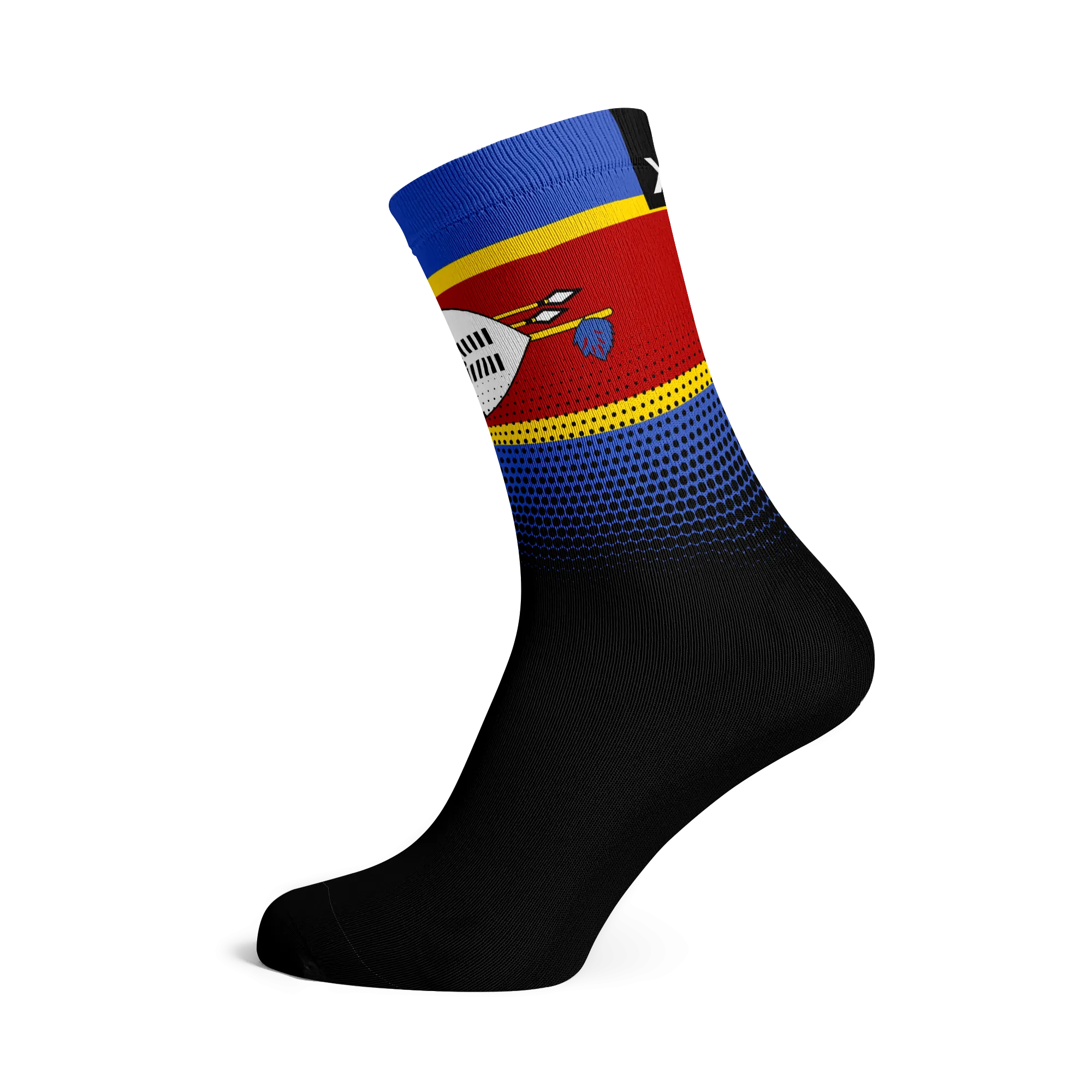 Swaziland Flag Socks