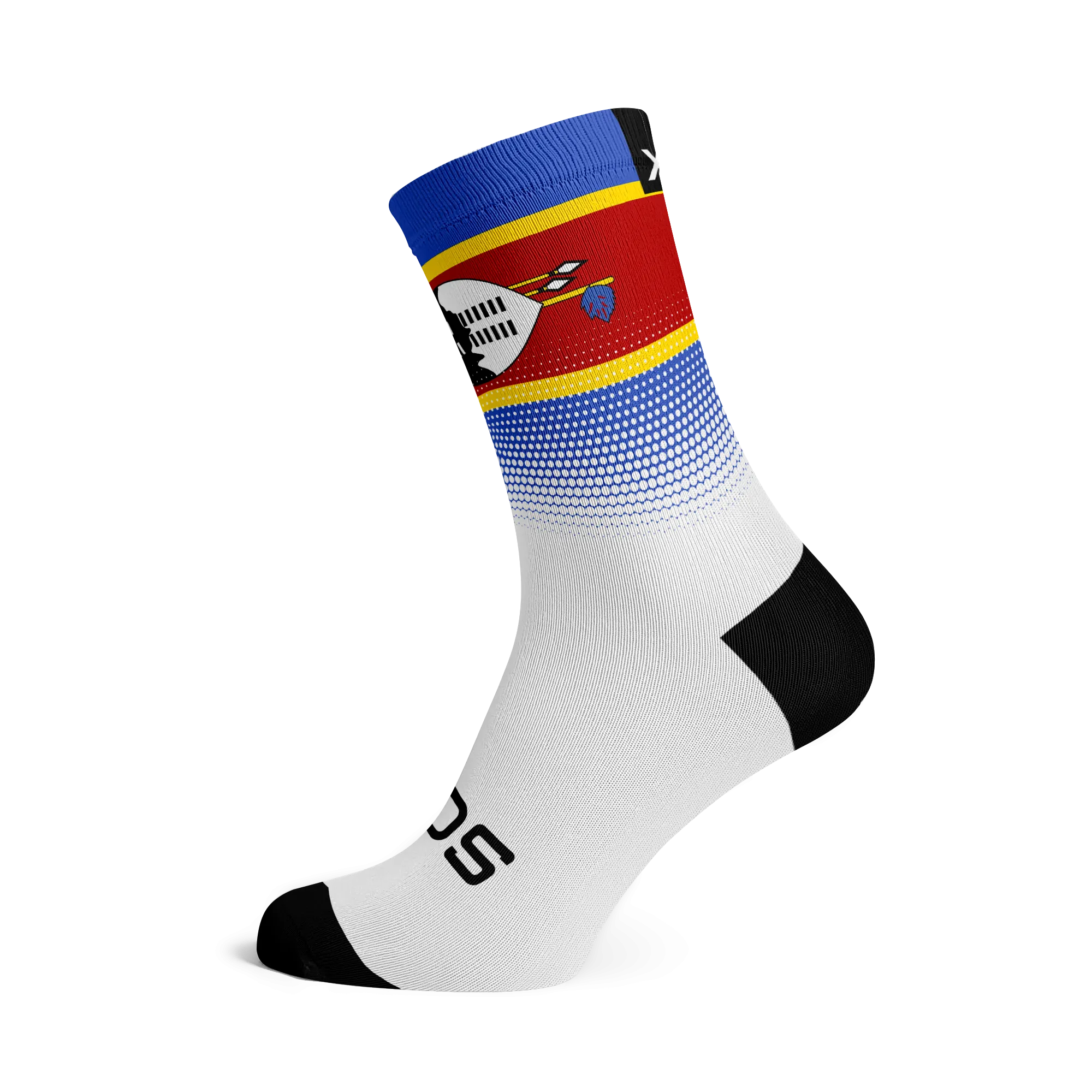 Swaziland Flag Socks