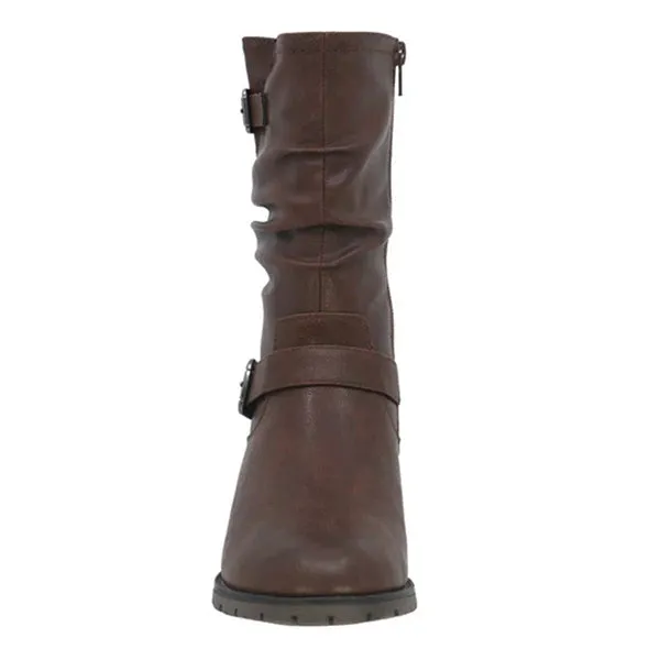 TAXI BOOT QUEENS02 BROWN