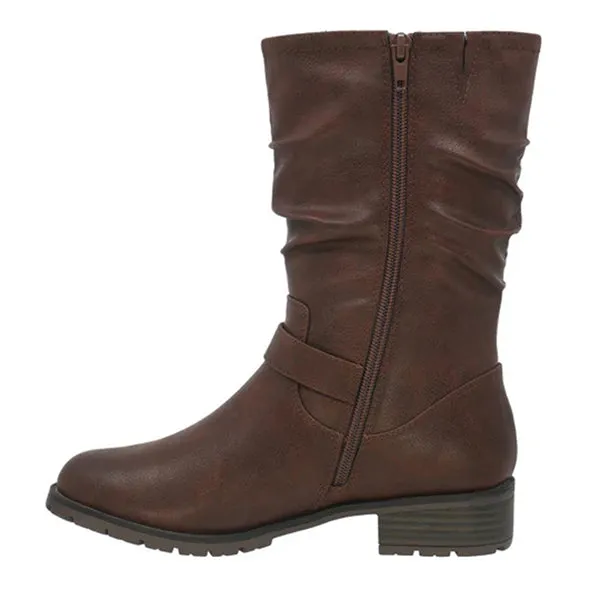 TAXI BOOT QUEENS02 BROWN