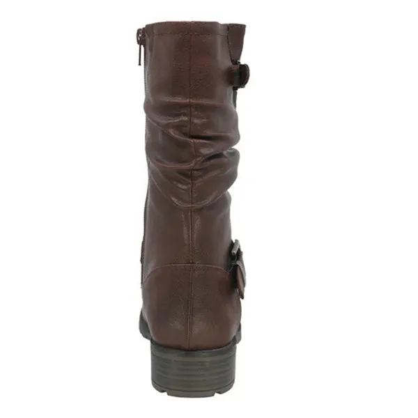 TAXI BOOT QUEENS02 BROWN